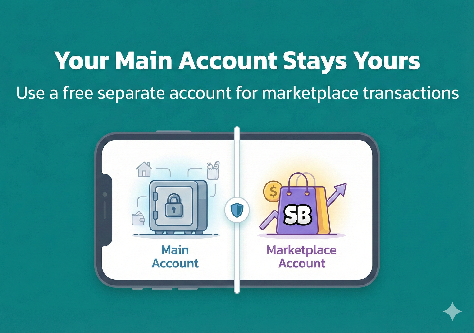 Keep Your Main Bank Account Separate (Here's How)