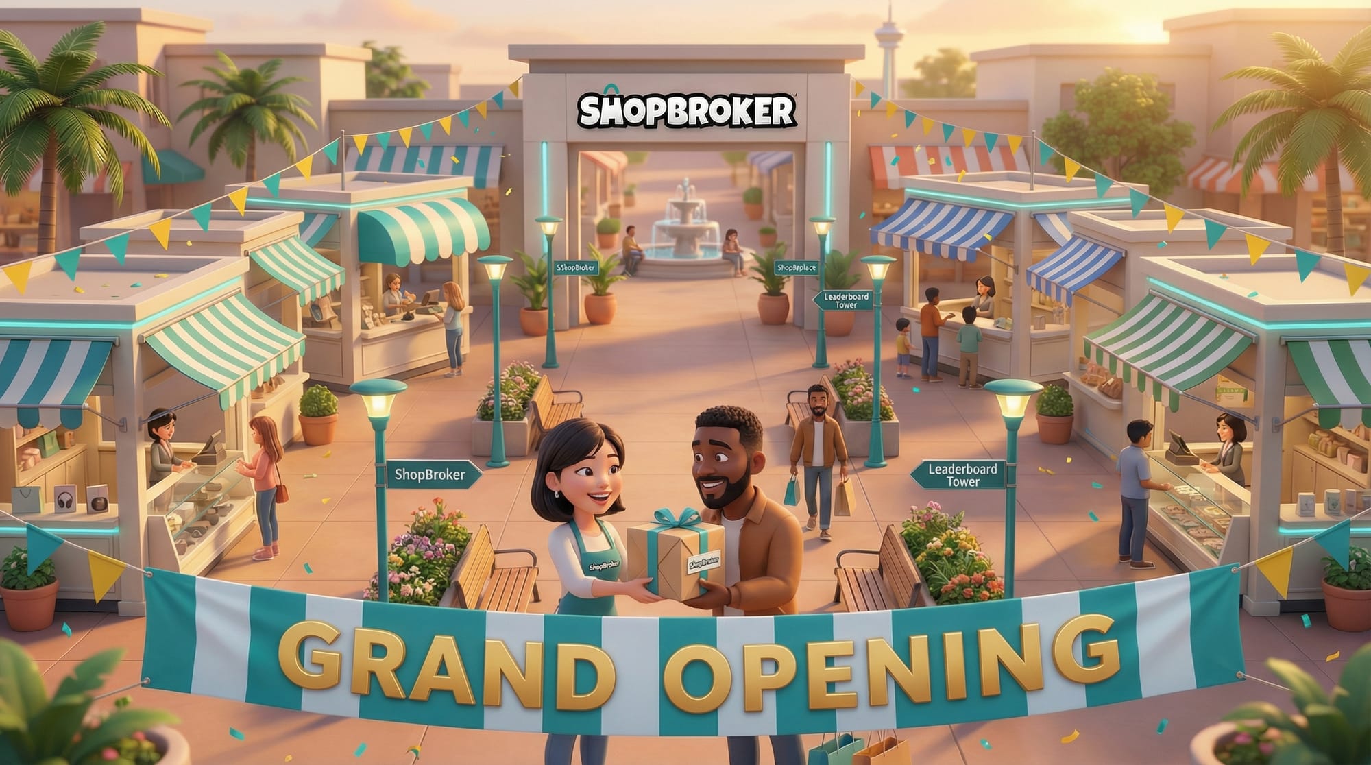 ShopBroker World illustration for Introducing ShopBroker: Vaughan's New Secure Payment and Delivery Service for Local Marketplace Transactions