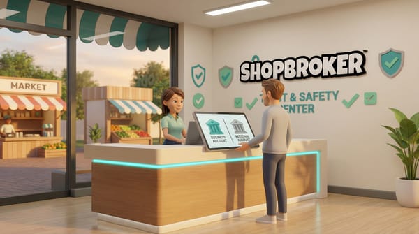 ShopBroker World illustration for Keep Your Main Bank Account Separate