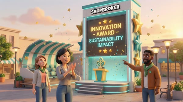 ShopBroker World illustration for We Did It! ShopBroker Wins Innovation Award for Sustainability Impact