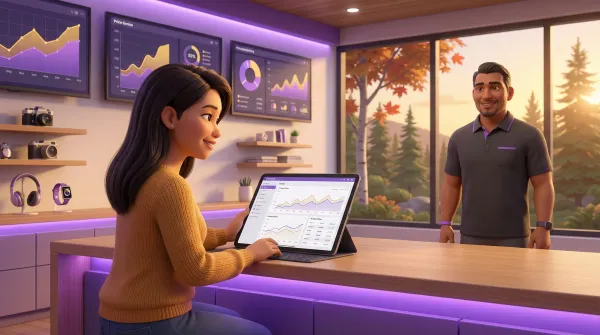 Price Genius workshop with AI pricing tool showing market data and recommendations